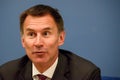 Jeremy Hunt, Minister of Foreign Affairs of United Kingdom Royalty Free Stock Photo