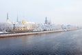 Riga, Latvia. Riga cityscape in winter