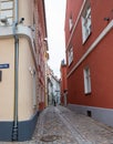 Riga`s old city  historic buildings Royalty Free Stock Photo