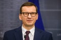 Mateusz Morawiecki at photo, Prime Minister of Poland Royalty Free Stock Photo