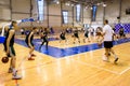 Youth basketball talents participating at Basketball Without Borders BWB Europe camp