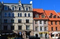 Town Hall Square house. Riga was founded in 1201