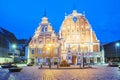 Riga Latvia. Town Hall Square in Riga