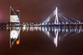 Riga night city Royalty Free Stock Photo