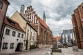 Riga old town s street view near Lutheran St. John s Church, Latvia