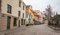 Riga`s old city  historic buildings Royalty Free Stock Photo