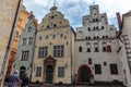 Riga. Three brothers buildings in the old town. Royalty Free Stock Photo