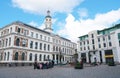 Architecture of Riga ancient city, Latvia Royalty Free Stock Photo