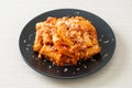 Rigatoni pasta bolognese with cheese