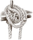 Rigging rope Royalty Free Stock Photo