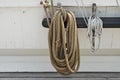 Rigging of a Sailing Ship Royalty Free Stock Photo