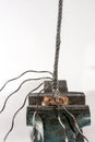 Rigging wire rope eye splice