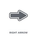 Right arrow icon from collection.