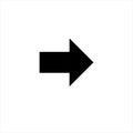 Right arrow Image icon, right arrow Flat icon, right arrow Application. arrow , right arrow icon Royalty Free Stock Photo