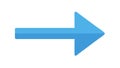 Right Arrow Navigation Forward Flat Design UI UX Icon, vector design Generative AI Royalty Free Stock Photo