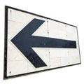 Right direction arrow isolated on white background Royalty Free Stock Photo