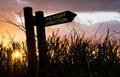 Right Direction Sign Royalty Free Stock Photo