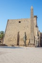 The right hand side of the Temple of Luxor