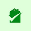 Right Home Check mark design.