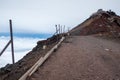 Right before Kengamine the peak of Mt Fuji