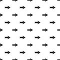 Right paper arrow pattern, simple style Royalty Free Stock Photo