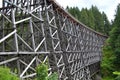 Right side of Kinsol Trestle on Vanouver Island