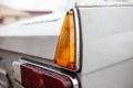 Right taillights of a retro car, after the rain Royalty Free Stock Photo