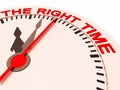 The right time Royalty Free Stock Photo