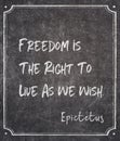 Right to live Epictetus