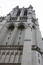 Right tower of the Washington National Cathedral in Washington, D.C