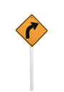 Right turn signs
