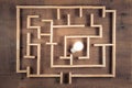 Right Way to the Light Bulb in Maze Game