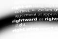 rightward