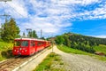 Rigi Kulm cogwheel railway Royalty Free Stock Photo