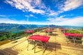 Rigi Kulm panoramic terrace Royalty Free Stock Photo