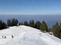 Rigi Staffel Skiing Area or Skifahren Rigi Staffel near Lake Lucerne VierwaldstÃÂ¤ttersee and Lake Zug Zugersee