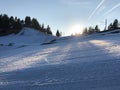 Rigi Staffel Skiing Area or Skifahren Rigi Staffel near Lake Lucerne VierwaldstÃÂ¤ttersee and Lake Zug Zugersee