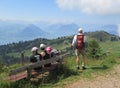 Rigi view in Switzerland Royalty Free Stock Photo