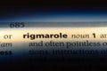 rigmarole