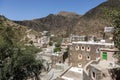 Rijal Almaa is a heritage village located in Asir Region, Saudi Arabia. It locates 45 km away from Abha Royalty Free Stock Photo