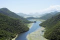 Rijeka crnojevica Montenegro River and Mountains