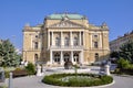 Rijeka, Croatia August 2020. The Croatian National Theatre Ivan pl. Zajc in Rijeka, is a theatre, opera and ballet house.