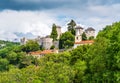 Rijeka, Croatia: Trsat castle sourrounded by green trees.