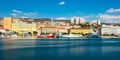 Rijeka, Croatia: Cityscape of Rijeka harbor