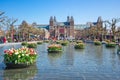 The Rijksmuseum in Amsterdam city, Netherlands