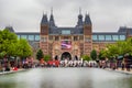 The Rijksmuseum with the words I amsterdam