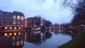 Rijnschiekanaal by twilight