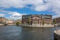 The Riksdag building exterior Royalty Free Stock Photo