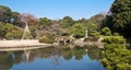 Rikugien garden, Tokyo, Japan Royalty Free Stock Photo