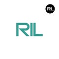 RIL Logo Letter Monogram Design Royalty Free Stock Photo